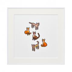Art Print eBoy ABY CATS