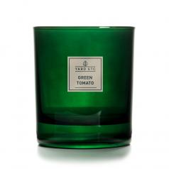 SCENTED CANDLE GLASS GREEN TOMATO