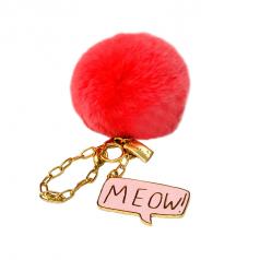 PINK MEOW !  バッグチャーム
