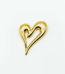 HEART LINE BROACH ゴールド  (ON-OH-0111)