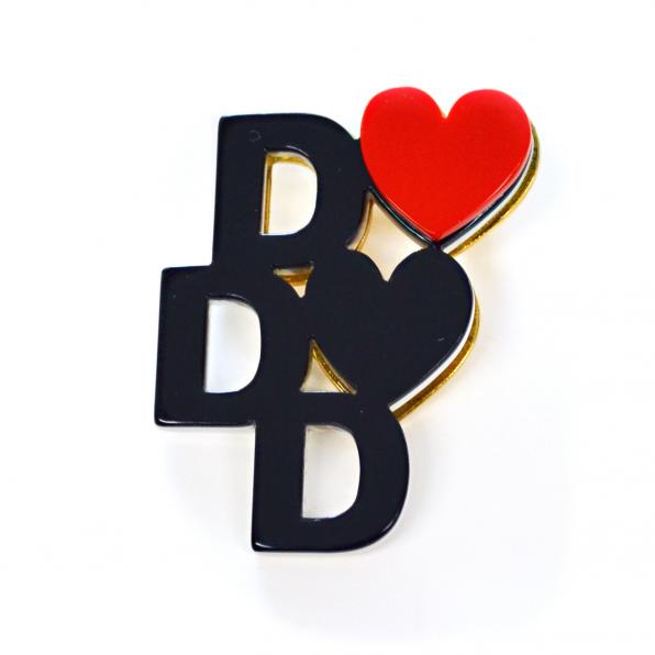 DadaD Logo Brooch