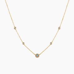 Halo Opal Necklace