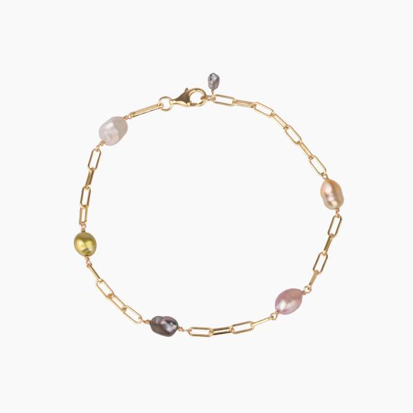 Millie Rainbow Paperclip Bracelet